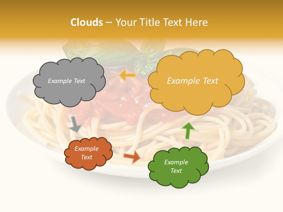 Plate Of Pasta PowerPoint Template