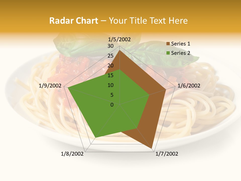 Plate Of Pasta PowerPoint Template
