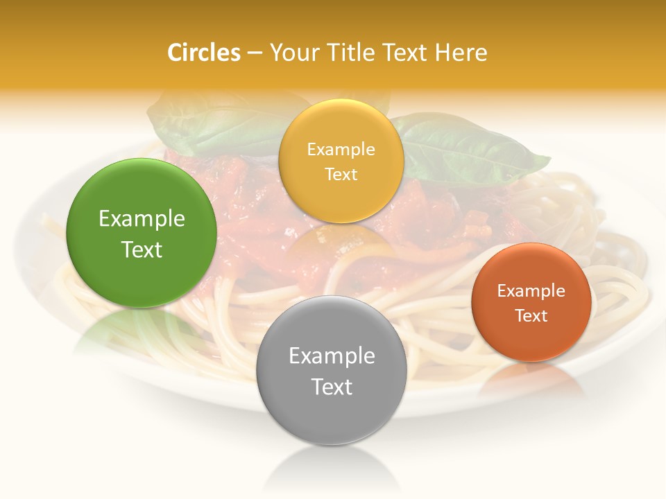 Plate Of Pasta PowerPoint Template