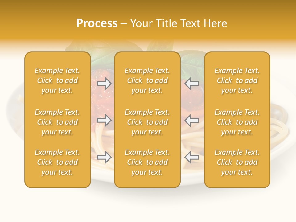Plate Of Pasta PowerPoint Template