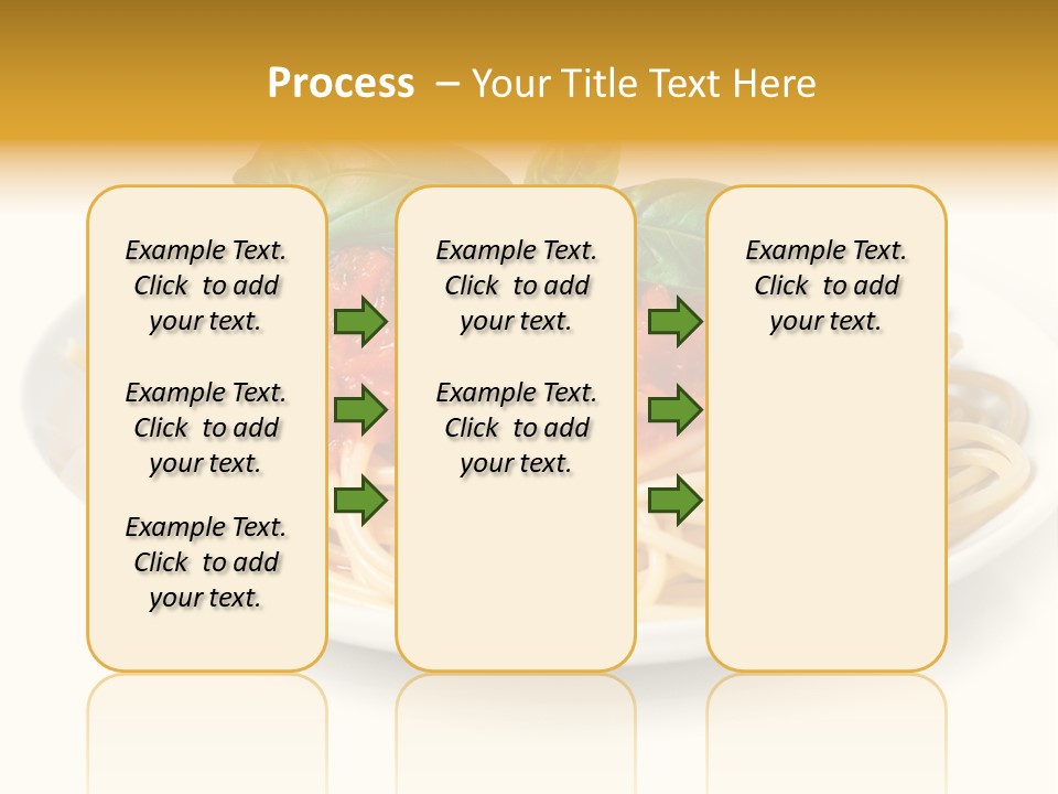 Plate Of Pasta PowerPoint Template