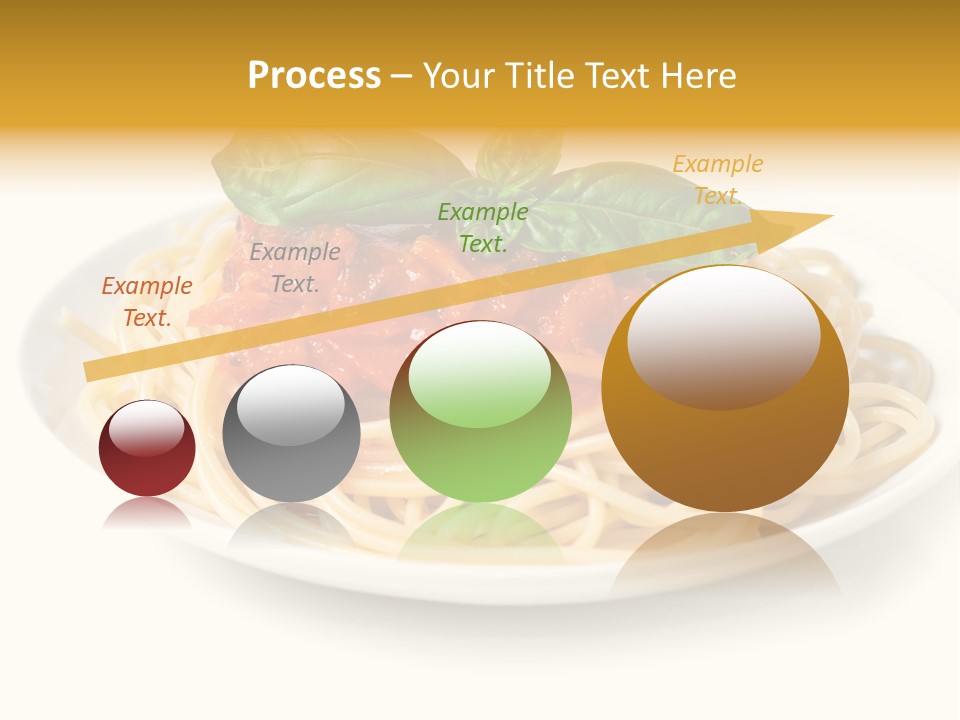 Plate Of Pasta PowerPoint Template