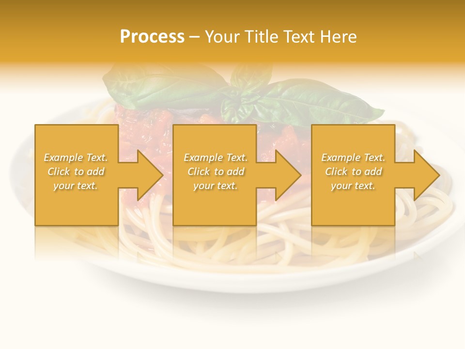 Plate Of Pasta PowerPoint Template
