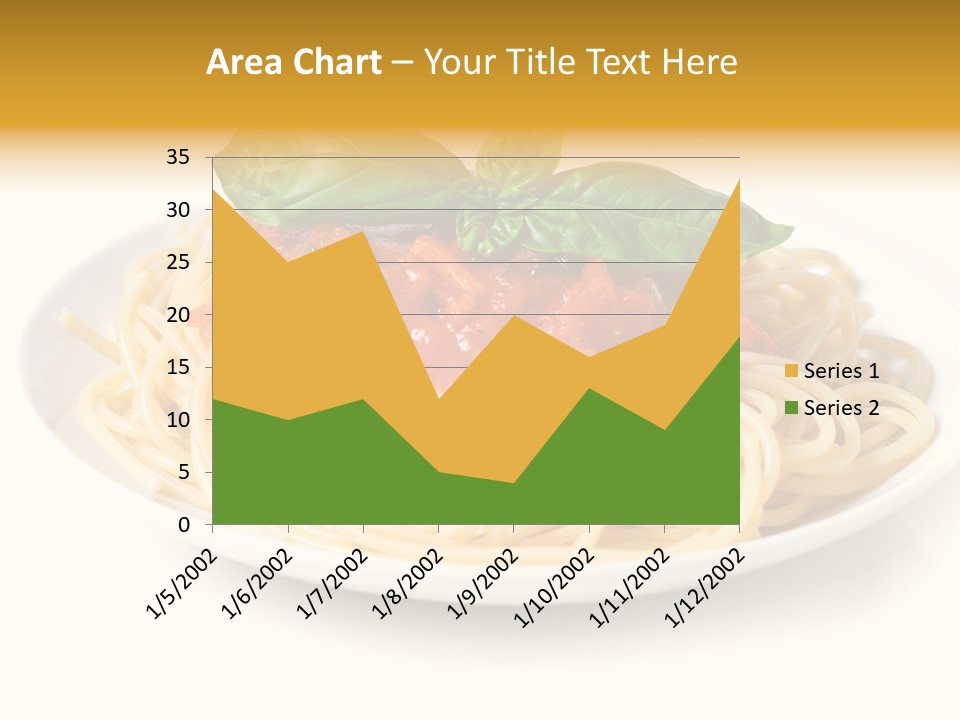 Plate Of Pasta PowerPoint Template