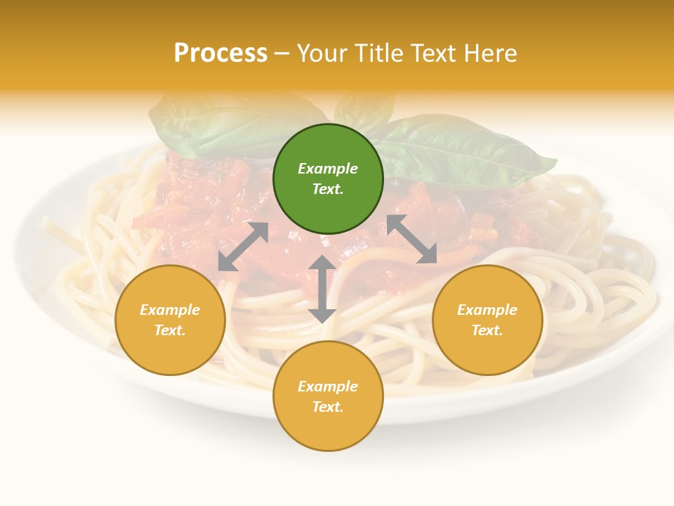 Plate Of Pasta PowerPoint Template