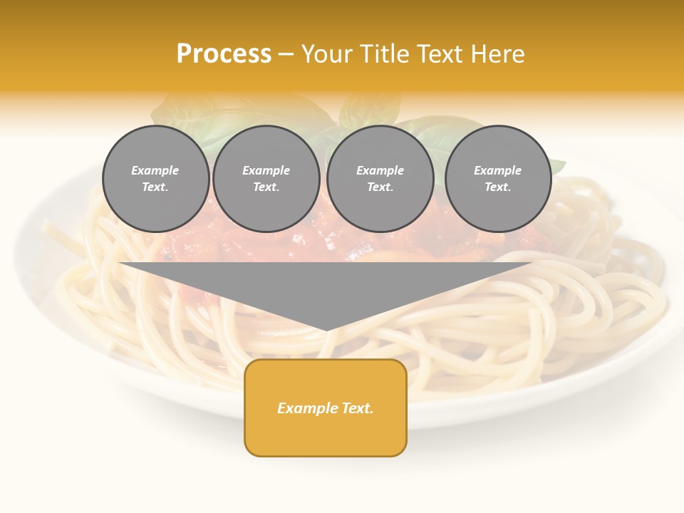 Plate Of Pasta PowerPoint Template