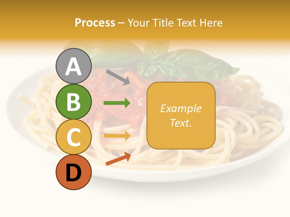 Plate Of Pasta PowerPoint Template