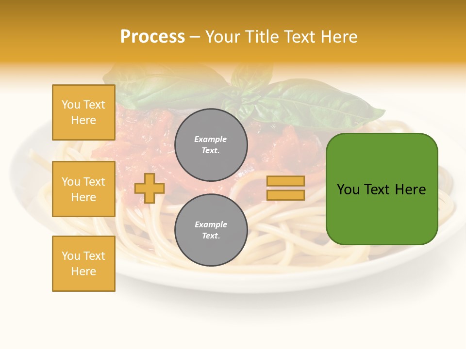 Plate Of Pasta PowerPoint Template