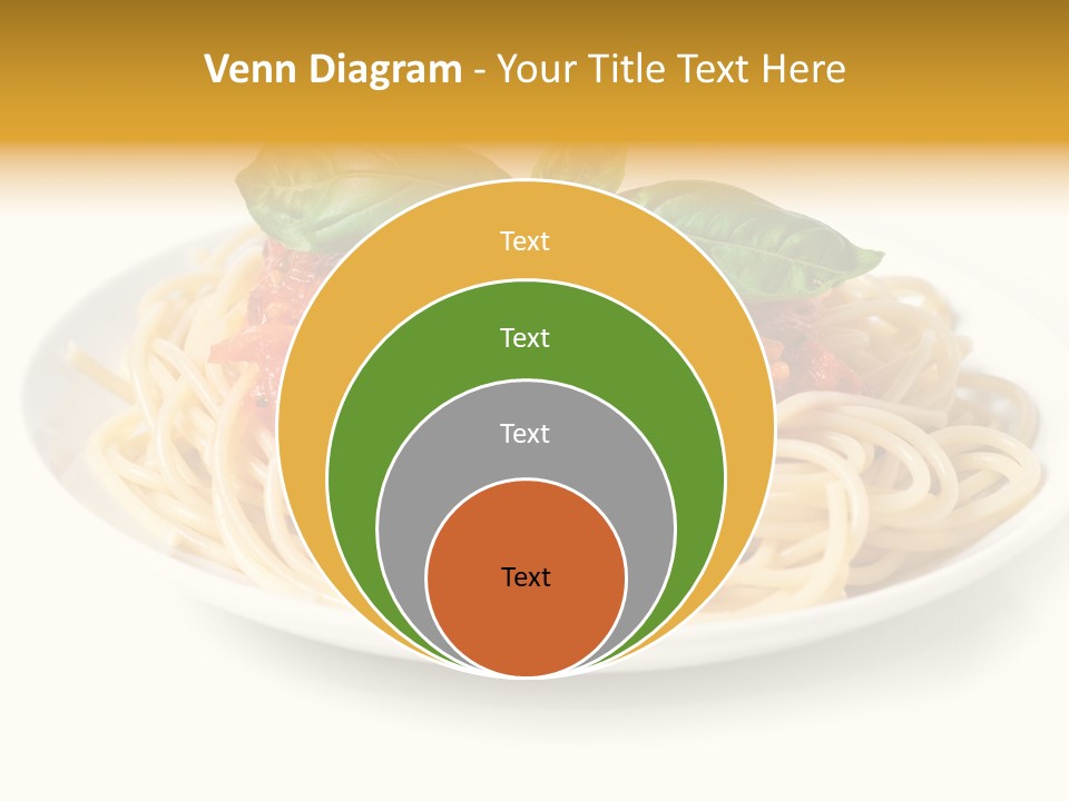 Plate Of Pasta PowerPoint Template