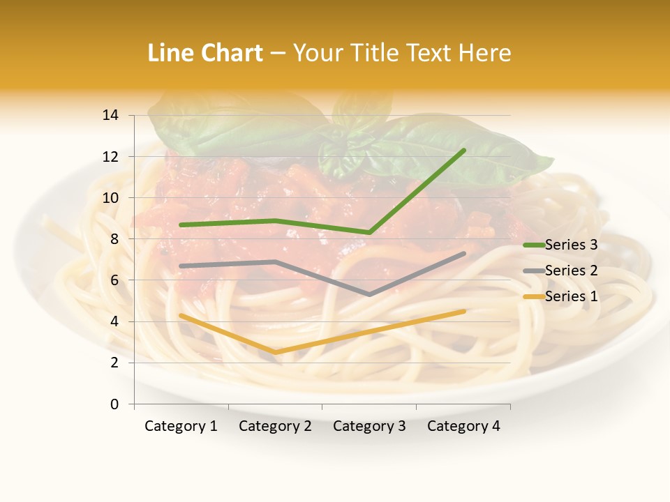 Plate Of Pasta PowerPoint Template