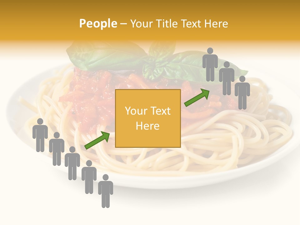 Plate Of Pasta PowerPoint Template