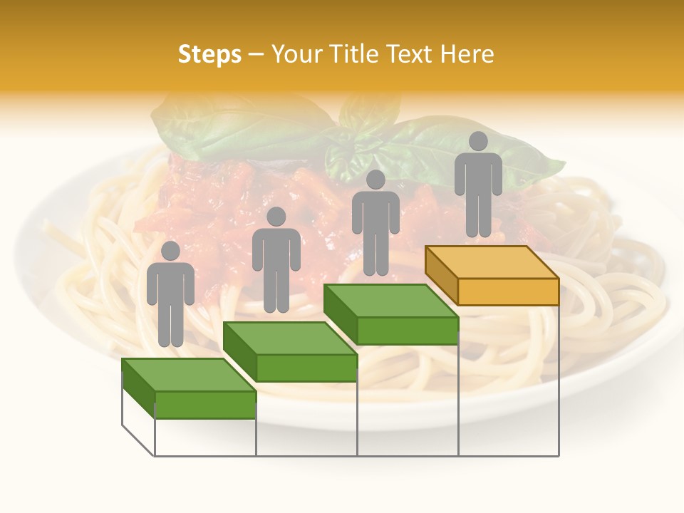 Plate Of Pasta PowerPoint Template