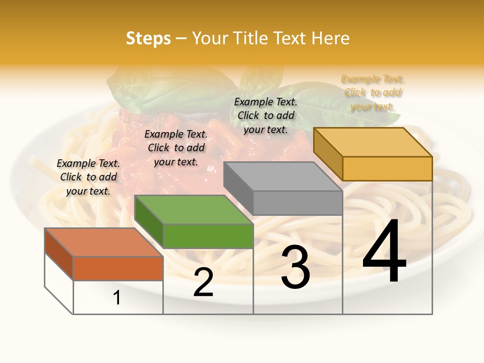 Plate Of Pasta PowerPoint Template