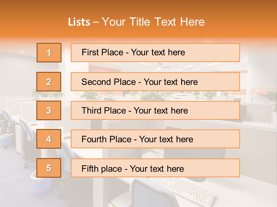 Cleaning Office PowerPoint Template