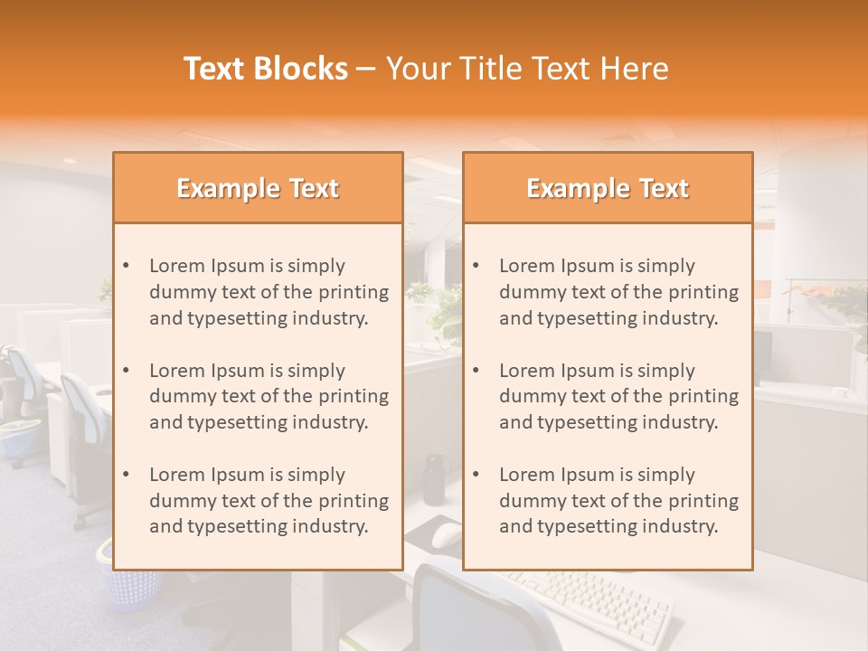 Cleaning Office PowerPoint Template