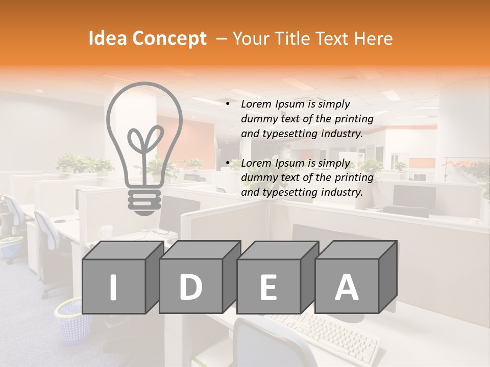 Cleaning Office PowerPoint Template