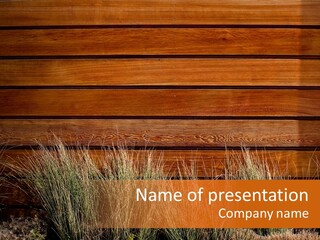 Horizontal Fence PowerPoint Template