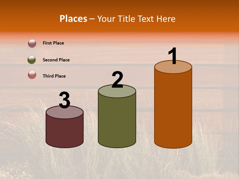 Horizontal Fence PowerPoint Template