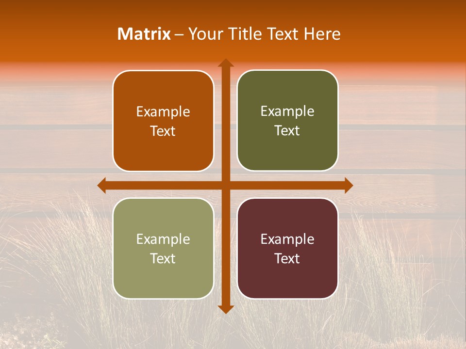 Horizontal Fence PowerPoint Template