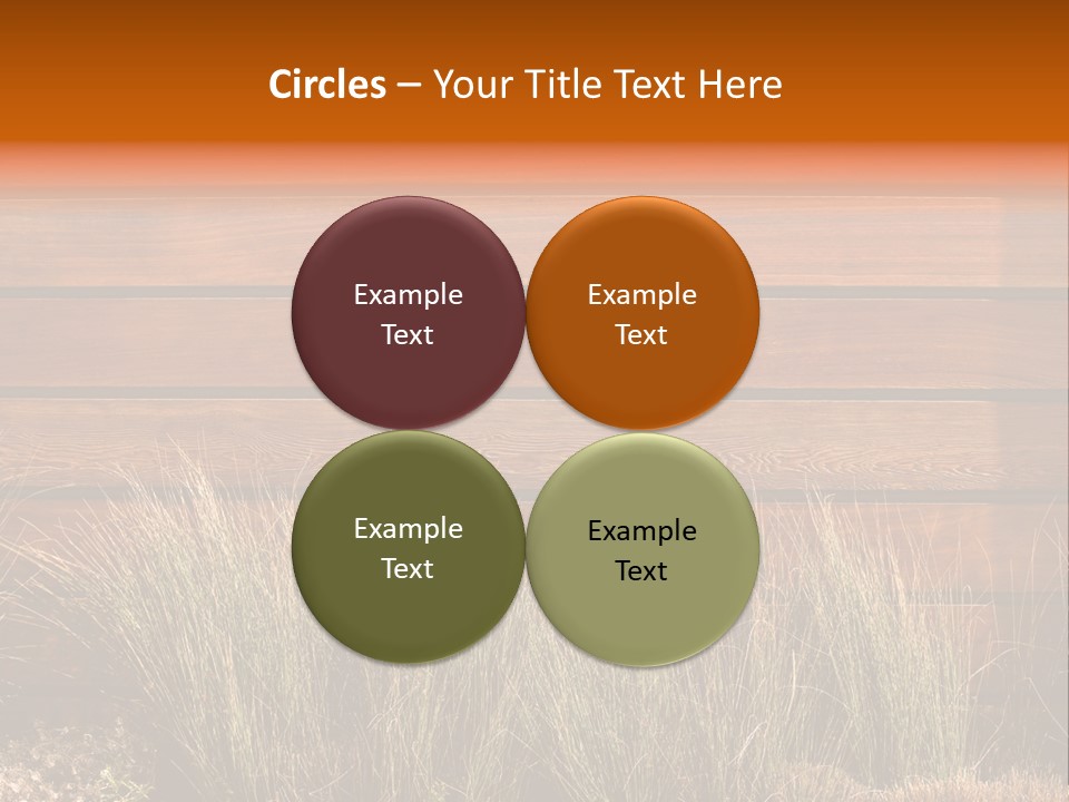 Horizontal Fence PowerPoint Template