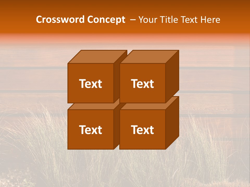 Horizontal Fence PowerPoint Template