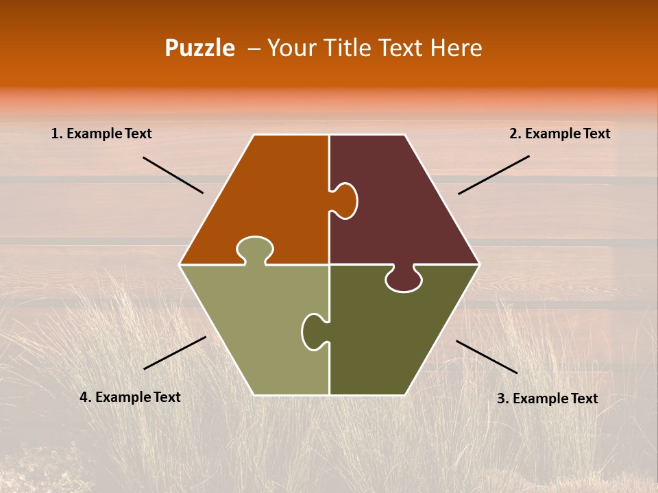 Horizontal Fence PowerPoint Template