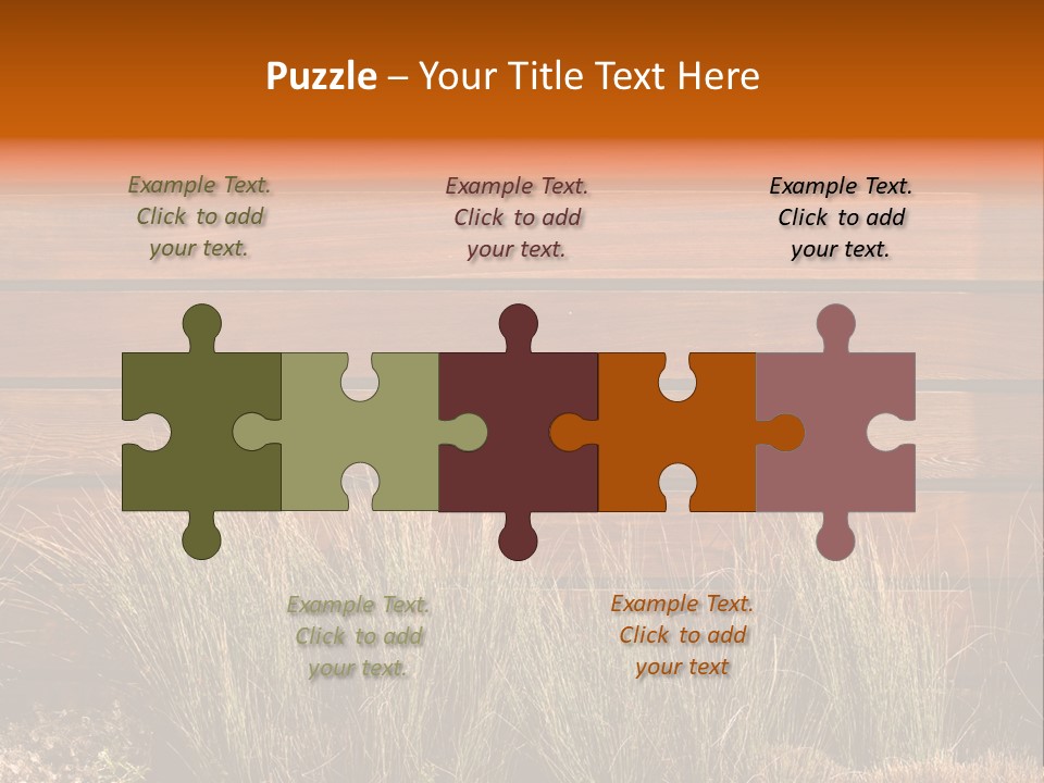 Horizontal Fence PowerPoint Template