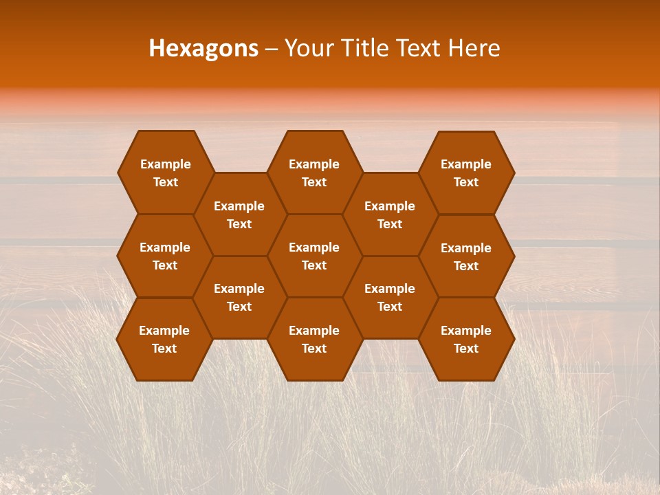 Horizontal Fence PowerPoint Template