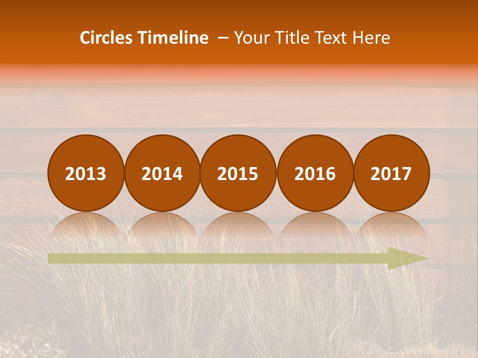 Horizontal Fence PowerPoint Template