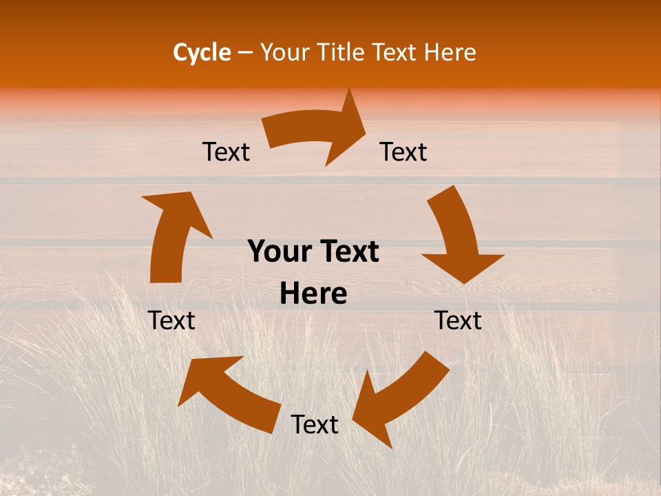 Horizontal Fence PowerPoint Template