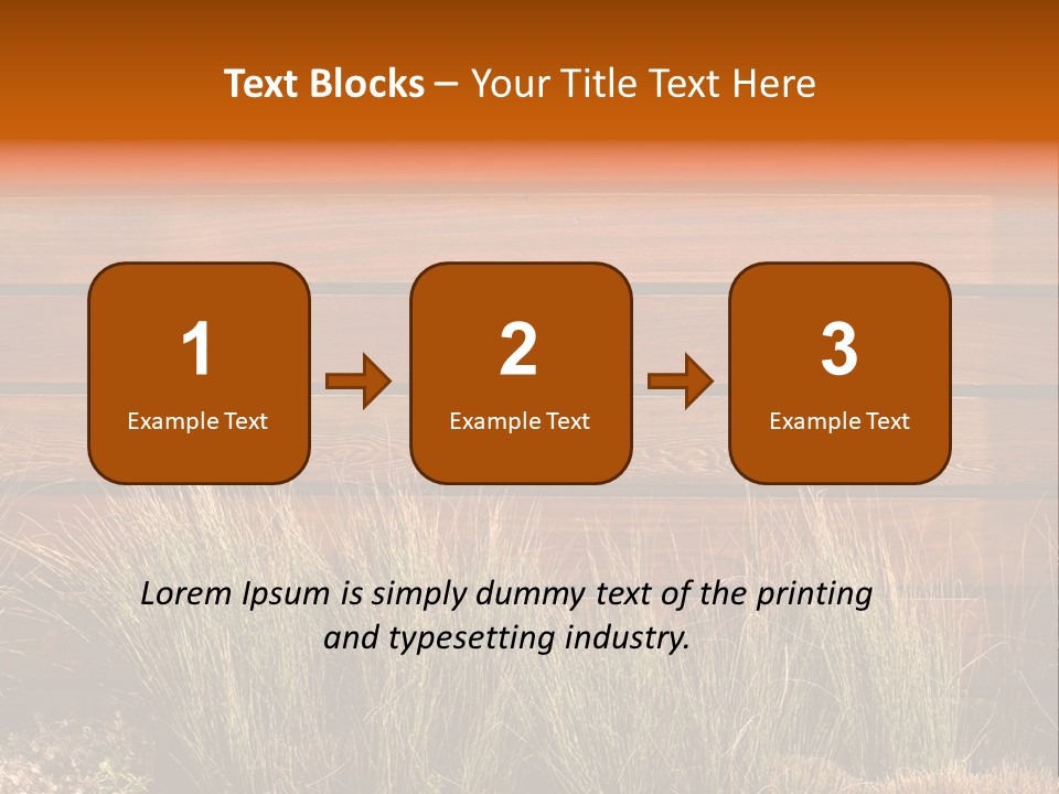 Horizontal Fence PowerPoint Template