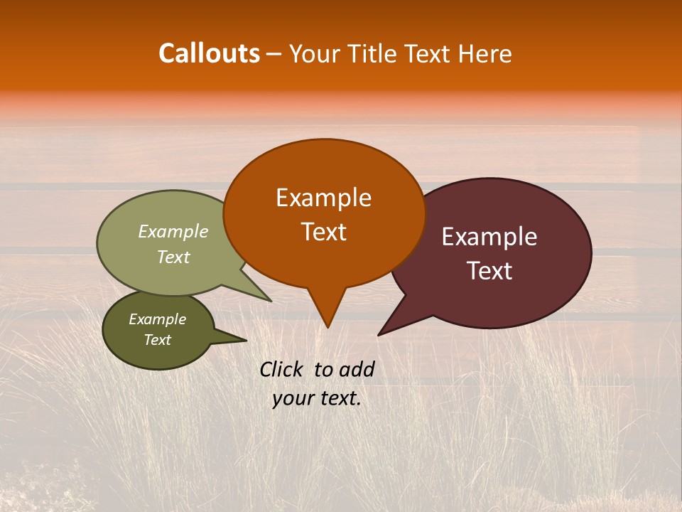 Horizontal Fence PowerPoint Template