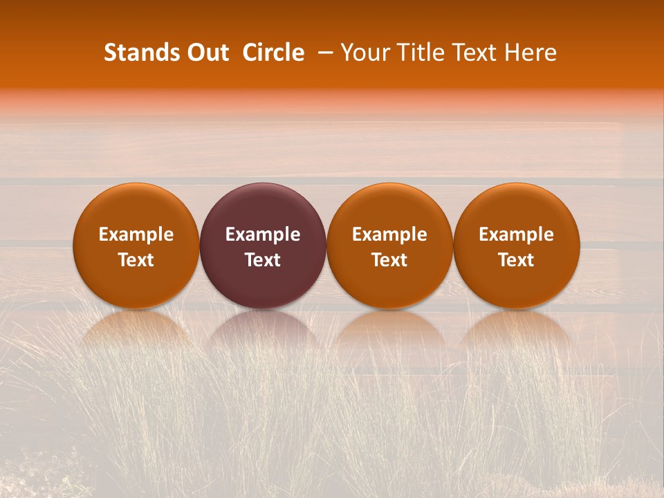 Horizontal Fence PowerPoint Template