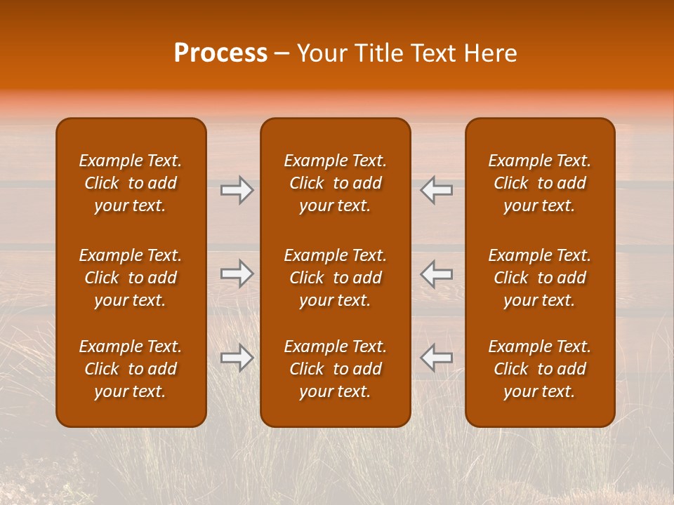 Horizontal Fence PowerPoint Template