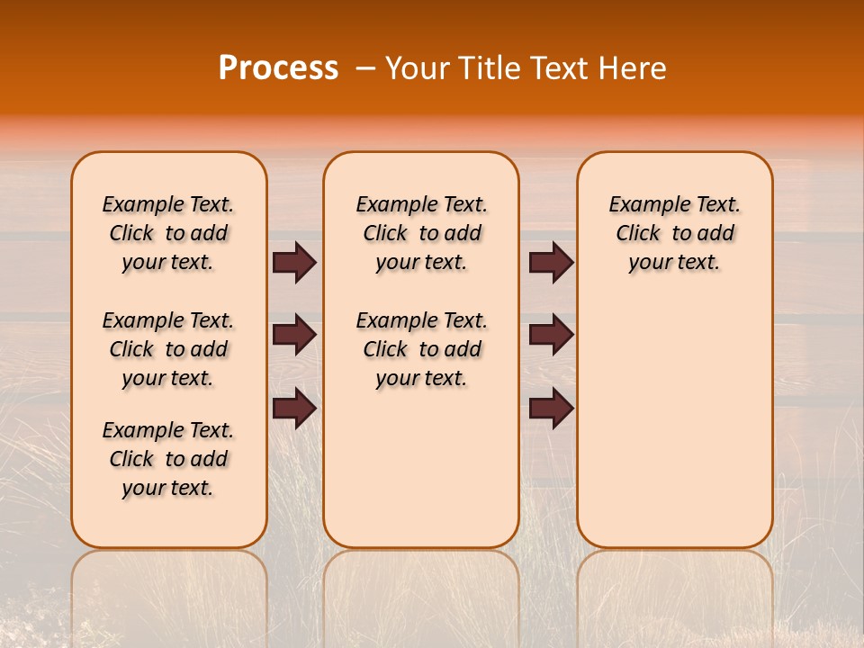 Horizontal Fence PowerPoint Template