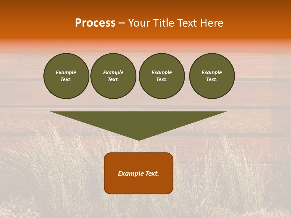 Horizontal Fence PowerPoint Template
