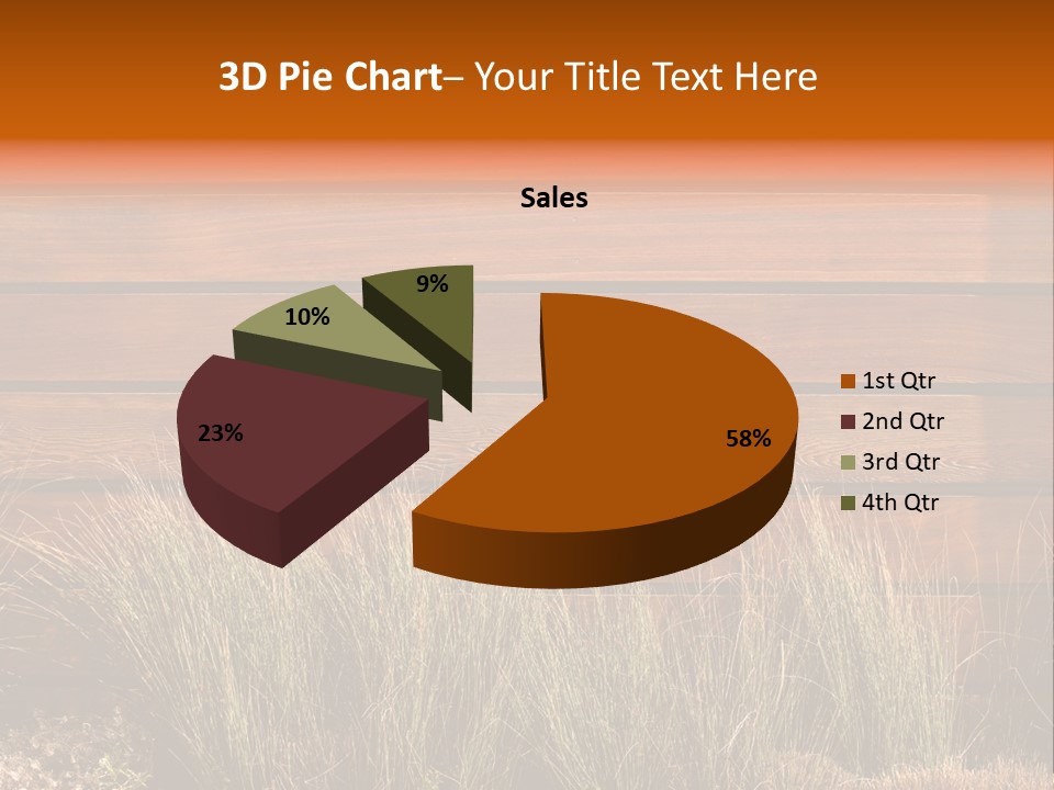 Horizontal Fence PowerPoint Template