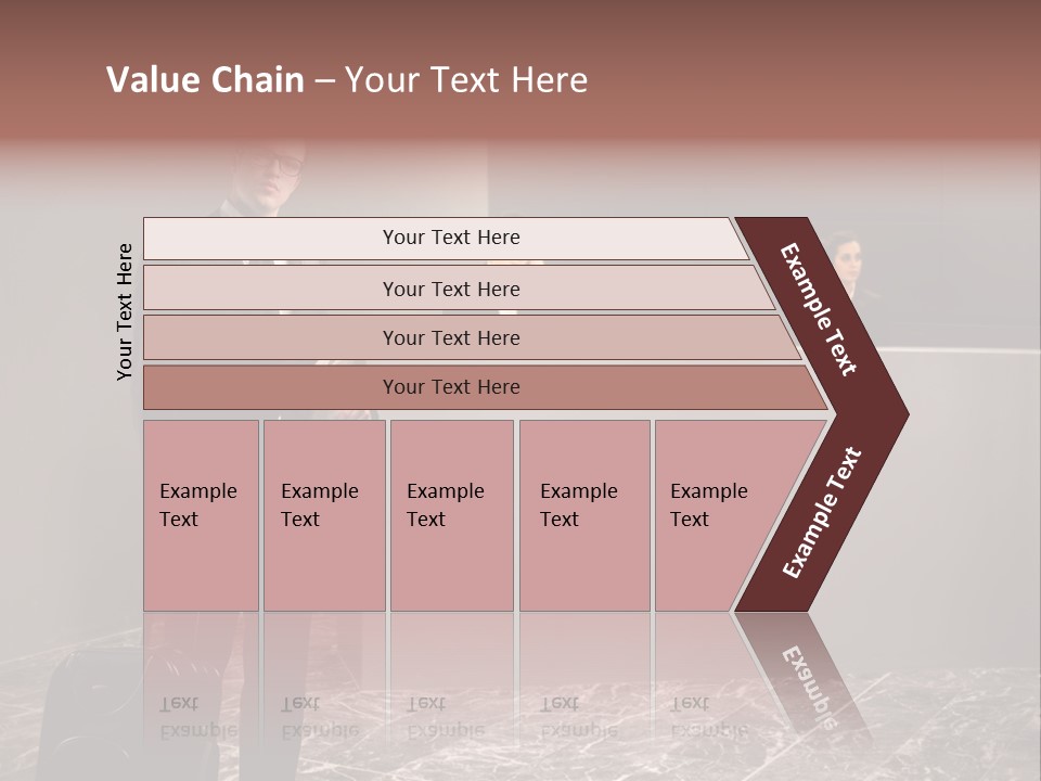 Suitcase Bag Guy PowerPoint Template