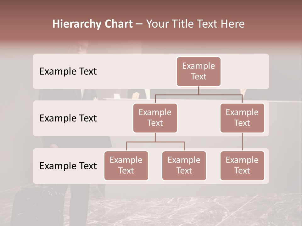 Suitcase Bag Guy PowerPoint Template