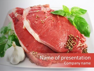 Meat PowerPoint Template