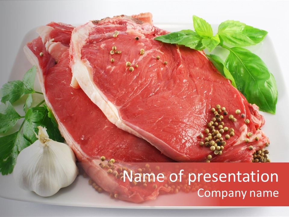 Meat PowerPoint Template