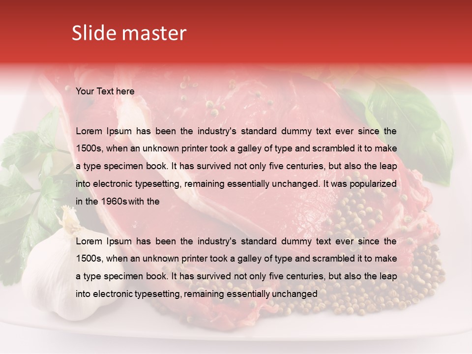 Meat PowerPoint Template