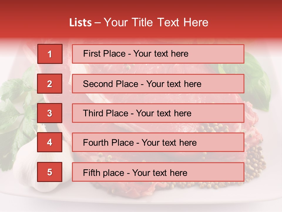 Meat PowerPoint Template