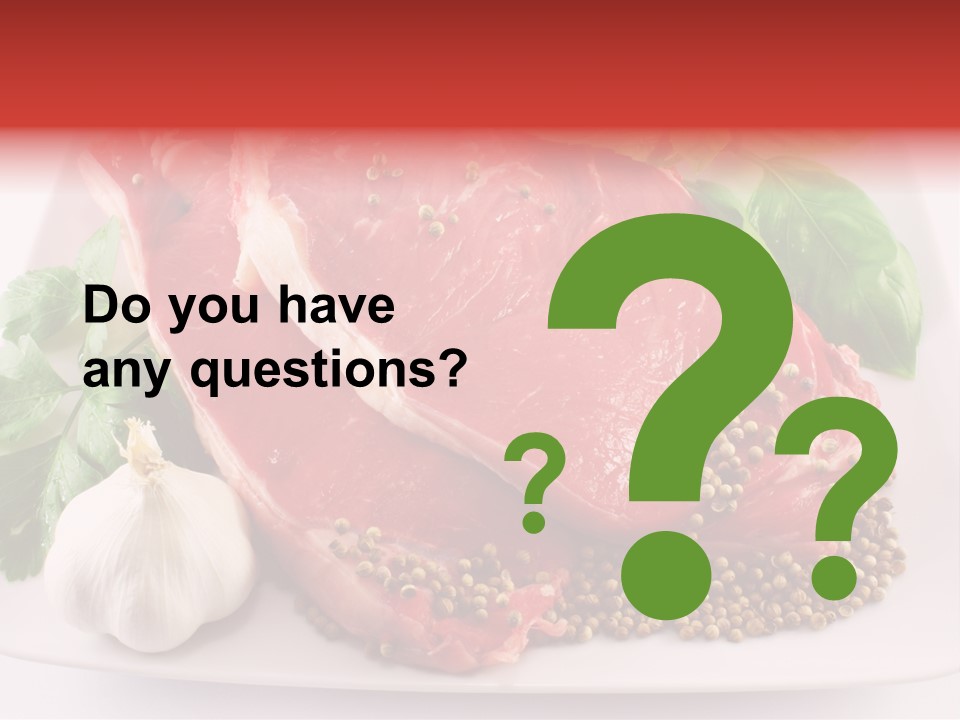 Meat PowerPoint Template