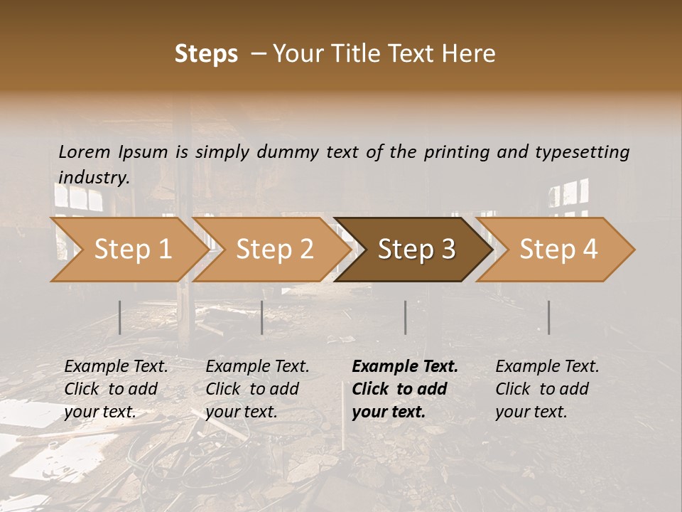 Industrial Interior PowerPoint Template