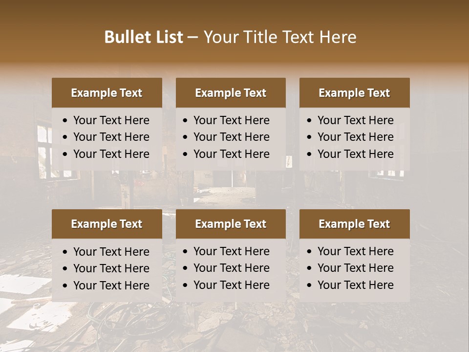 Industrial Interior PowerPoint Template