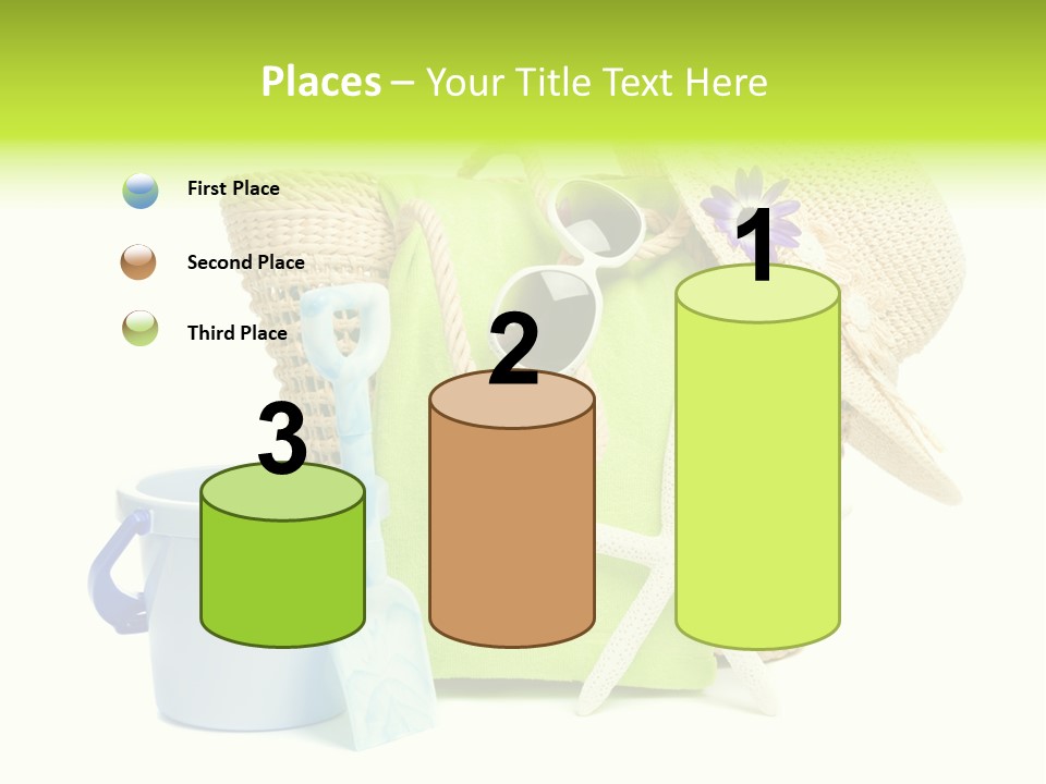 Beach Items PowerPoint Template