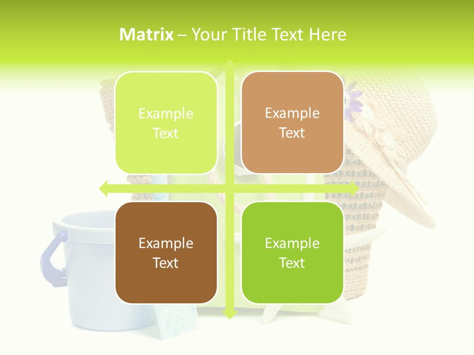 Beach Items PowerPoint Template