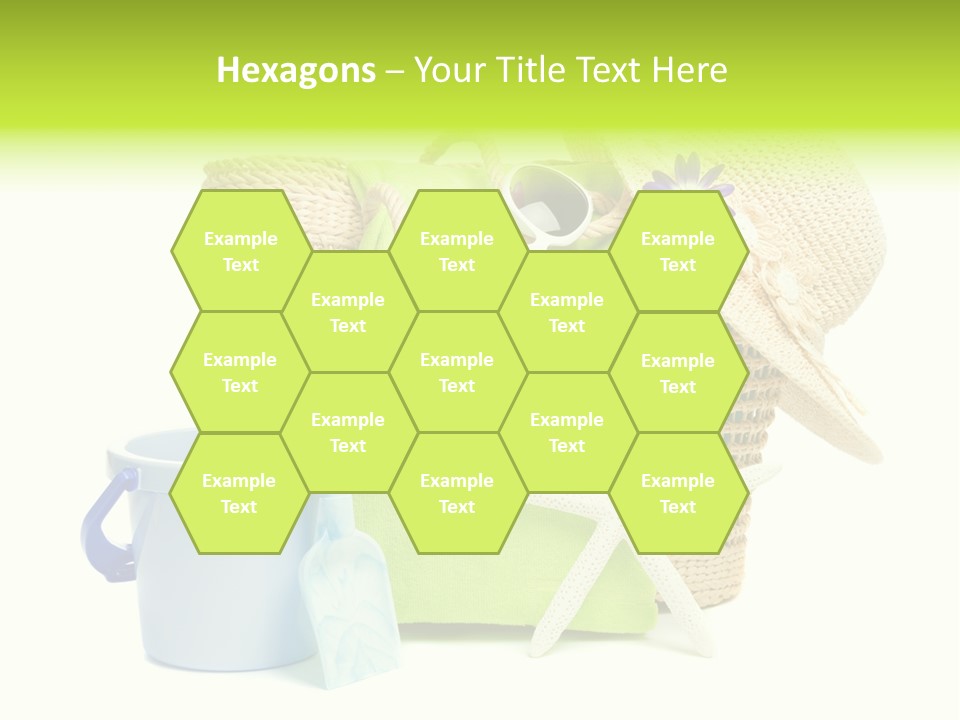 Beach Items PowerPoint Template