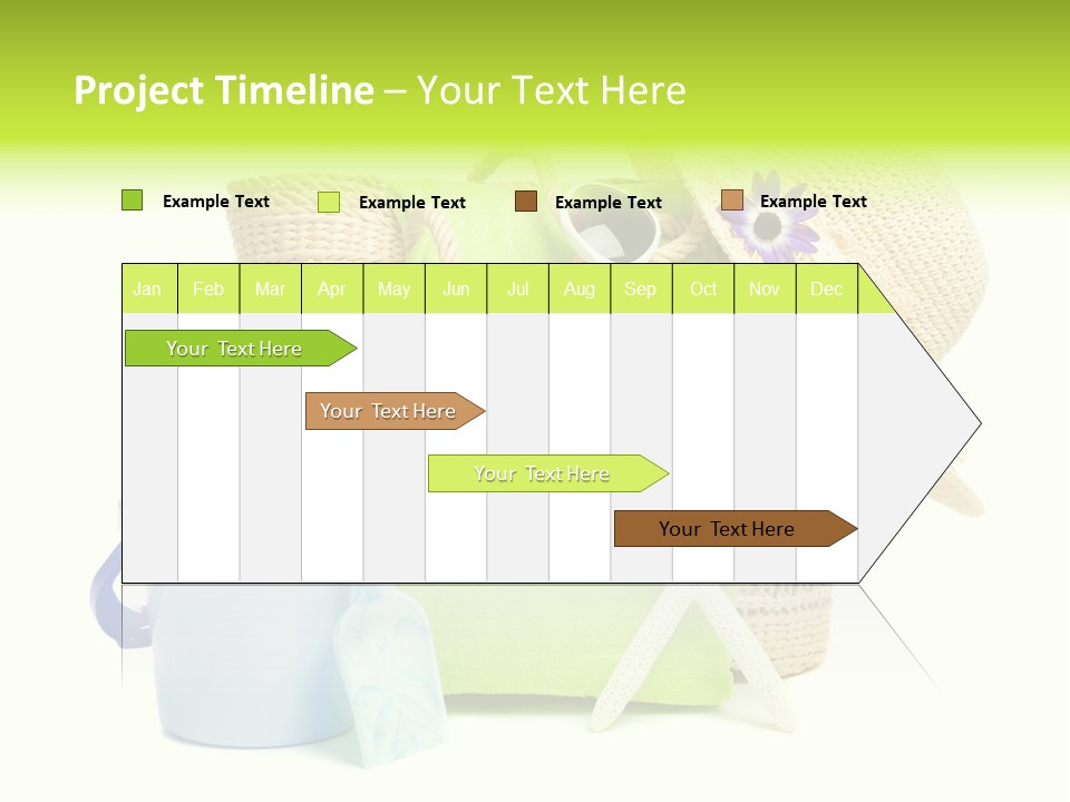 Beach Items PowerPoint Template
